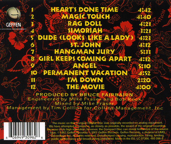 Aerosmith - Permanent Vacation (CD) [2]
