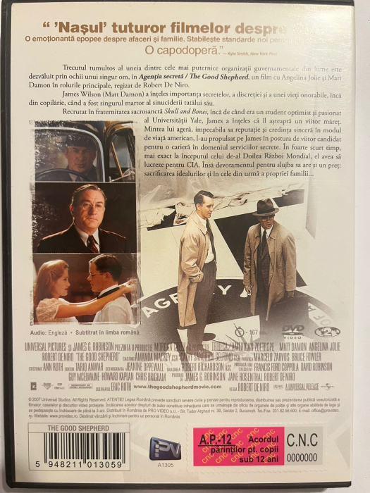 Agenția Secretă / The Good Sheperd (2006) (DVD) [2]
