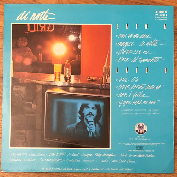 Alan Sorrenti - Di Notte (Disc Vinil) [2]