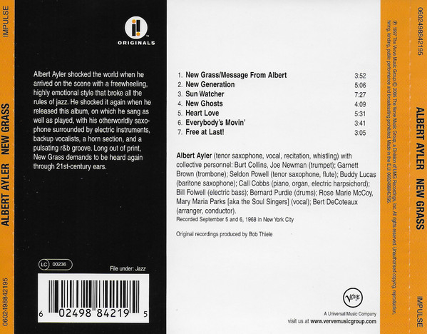 Albert Ayler - New Grass (CD) [2]