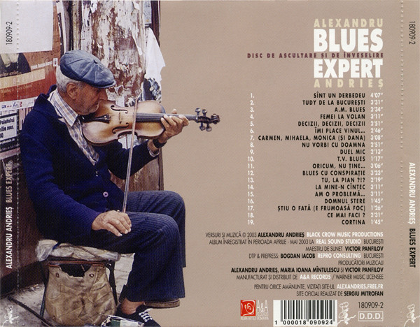 Alexandru Andrieș – Blues Expert (Disc De Ascultare Și De Înveselire) (CD) [2]