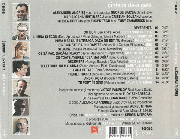 Alexandru Andrieș - Cîntece De-a Gata [2]