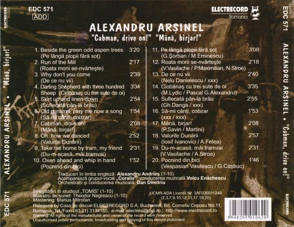 Alexandru Arșinel - Cabman, Drive On! (Mână, Birjar!)  [2]