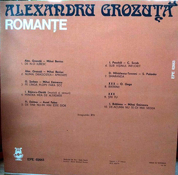Alexandru Grozuță - Romanțe [2]