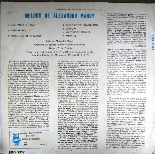 Alexandru Mandy - Melodii De Alexandru Mandy [2]