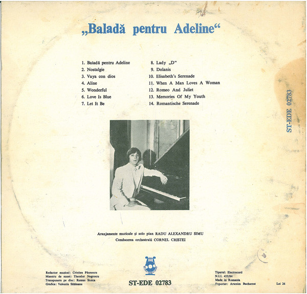 Alexandru Simu - Baladă Pentru Adeline [2]