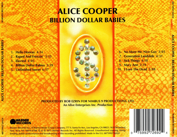Alice Cooper - Billion Dollar Babies (CD) [2]