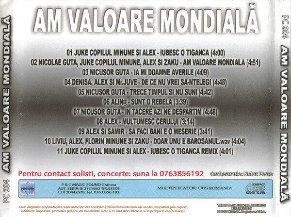 Am Valoare Mondială, (CD) [2]