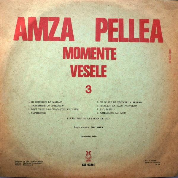 Amza Pellea - Momente Vesele 3, (Disc Vinil) [2]