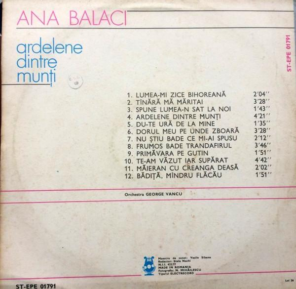 Ana Balaci - Ardelene Dintre Munți [2]