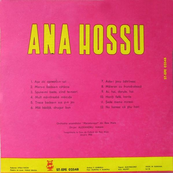 Ana Hossu - Ana Hossu, (Disc Vinil) [2]