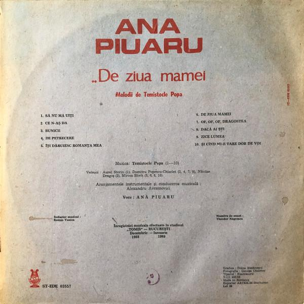 Ana Piuaru - De Ziua Mamei (Melodii De Temistocle Popa) [2]