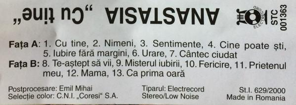 Anastasia Lazariuc - Cu Tine (Caseta Audio) [2]