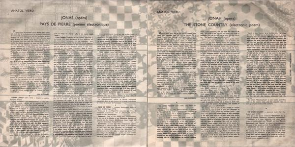 Anatol Vieru - Iona (Operă În Patru Tablouri După Marin Sorescu) / Țara De Piatră (Poem Electronic După Geo Bogza) [2]