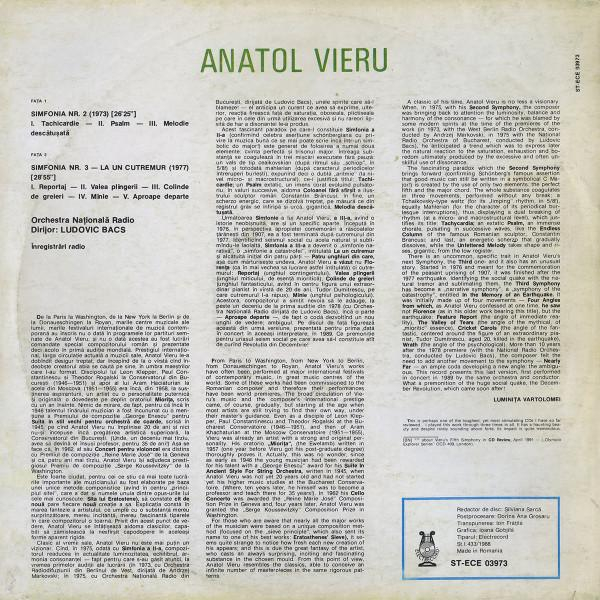 Anatol Vieru - Symphonies Nos. 2&3 [2]