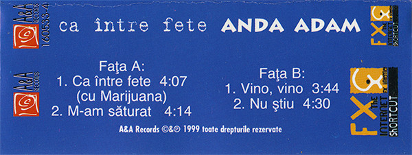 Anda Adam – Ca Între Fete (CASETA) [2]