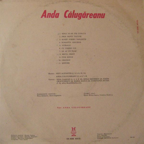 Anda Călugăreanu - Anda, (Disc Vinil) [2]