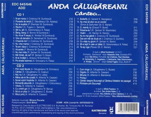 Anda Călugăreanu - Cântec... [2]