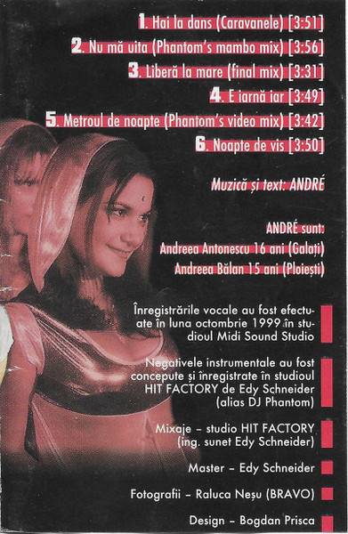André - Noapte De Vis, (Casetă Audio) [2]