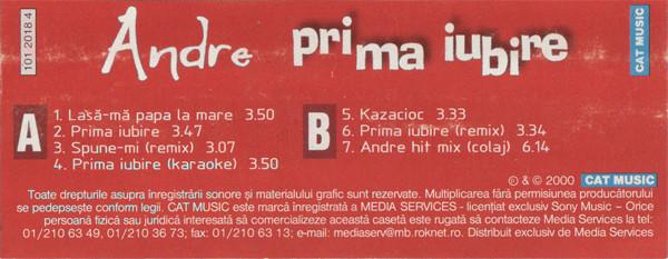 André - Prima Iubire , (Casetă Audio) [2]