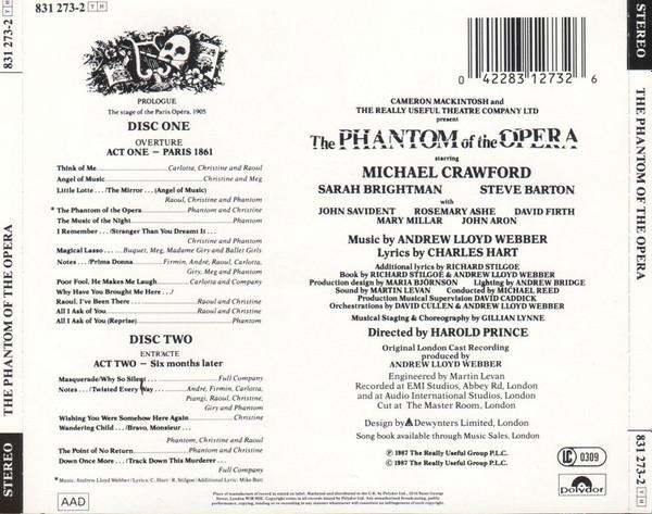 Andrew Lloyd Webber - The Phantom Of The Opera (CD) [2]