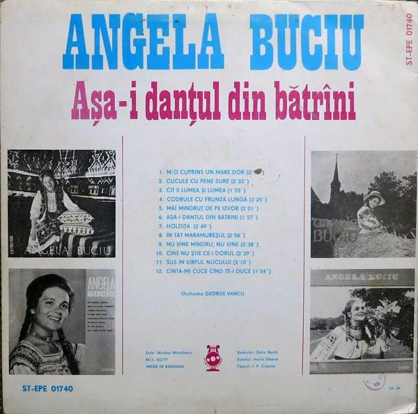 Angela Buciu - Așa-i Danțul Din Bătrîni [2]
