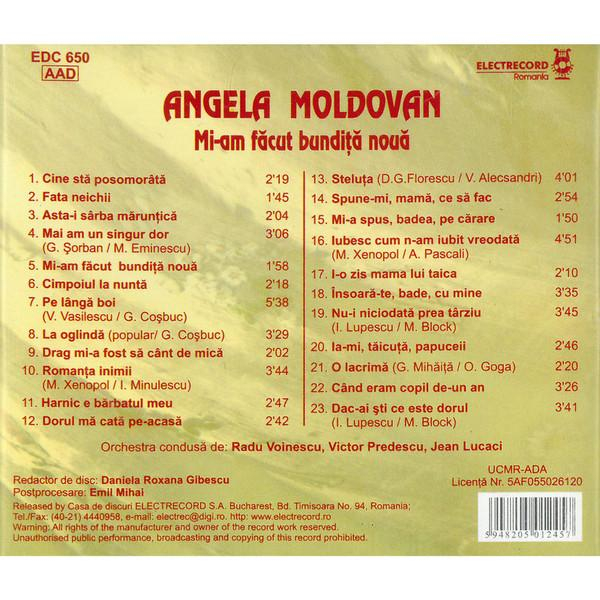 Angela Moldovan - Mi-am Făcut Bundiță Nouă [2]