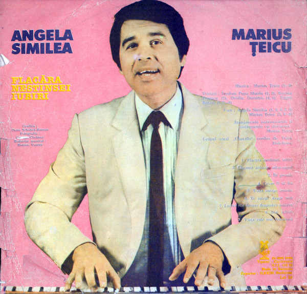 Angela Similea - Flacăra Nestinsei Iubiri, (Disc Vinil) [2]