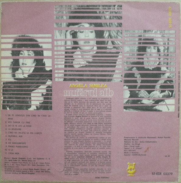 Angela Similea - Nufărul Alb, (Disc Vinil) [2]