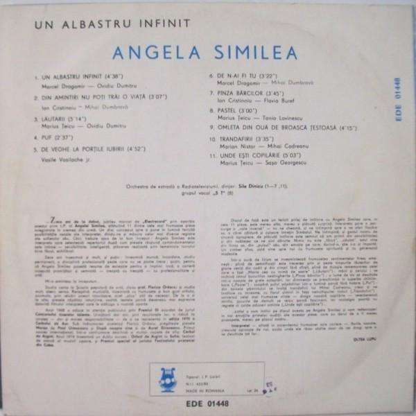 Angela Similea - Un Albastru Infinit (Disc Vinil) [2]