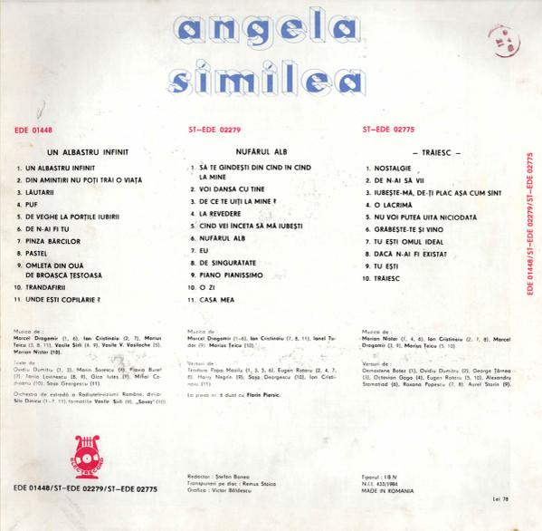Angela Similea - Un Albastru Infinit / Nufărul Alb / Trăiesc, (Disc Vinil) [2]