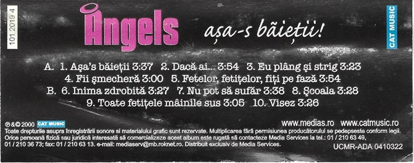 Angels - Așa-s Băieții! , (Casetă Audio) [2]