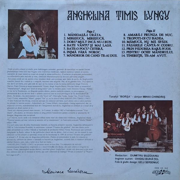 Anghelina Timiș Lungu – Mânioasă-i Urâta (VINIL) [2]