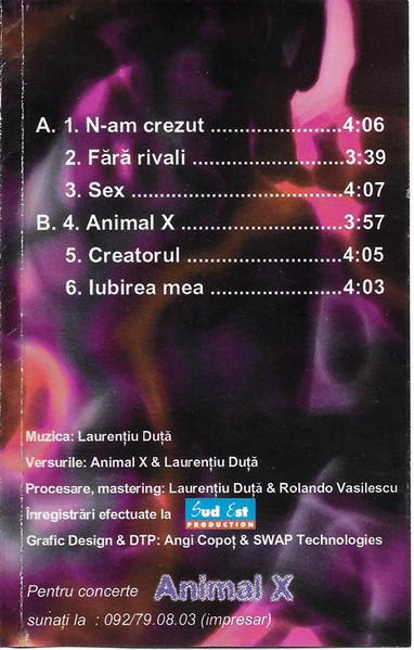 Animal X - Animal X, (Casetă Audio) [2]