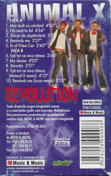 Animal X - Revolution, (Casetă Audio) [2]