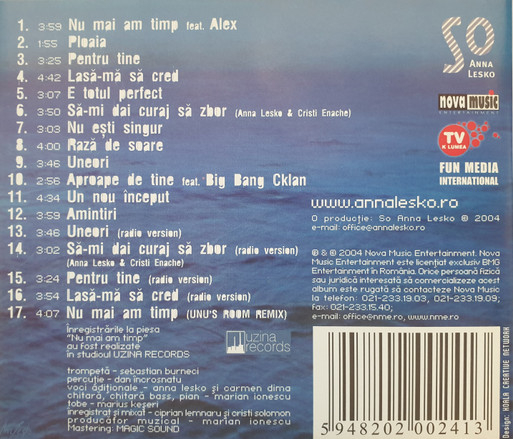 Anna Lesko – Pentru Tine (CD) [2]