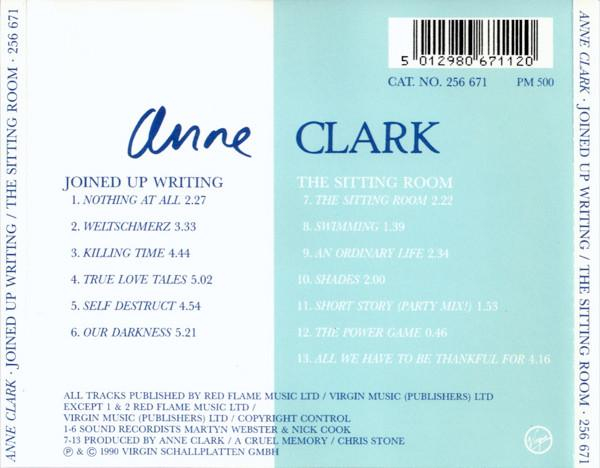 Anne Clark - Joined Up Writing / The Sitting Room (CD Audio) [2]