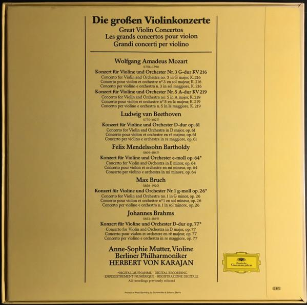 Anne-Sophie Mutter - Die Großen Violinkonzerte - Great Violin Concertos (Disc Vinil) [2]