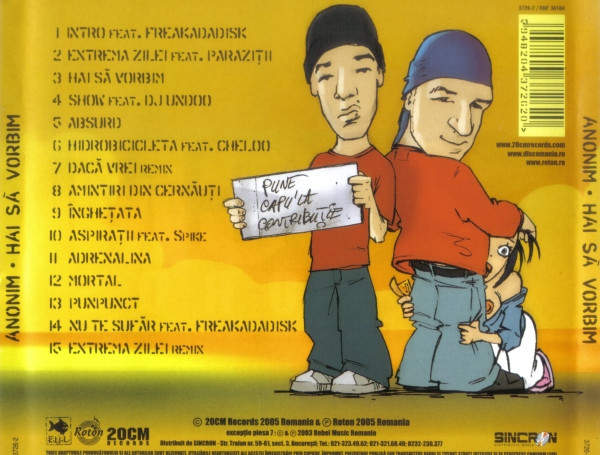 Anonim (2) – Hai Să Vorbim (CD) [2]