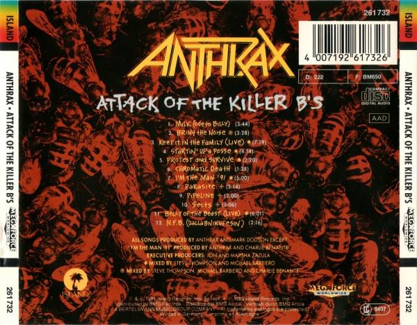 Anthrax - Attack Of The Killer B's (CD) [2]