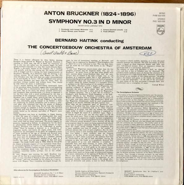 Anton Bruckner - Symphony No. 3 In D Minor (Disc Vinil) [2]