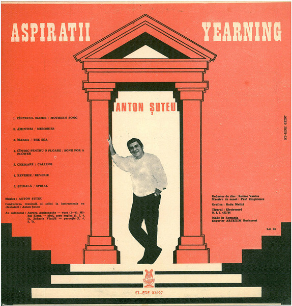 Anton Șuteu - Aspiratii / Yearning, (Disc Vinil) [2]