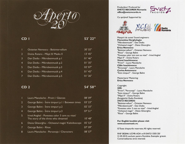 Aperto – 20 (CD) [2]