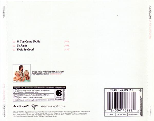 Atomic Kitten - If You Come To Me (CD) [2]