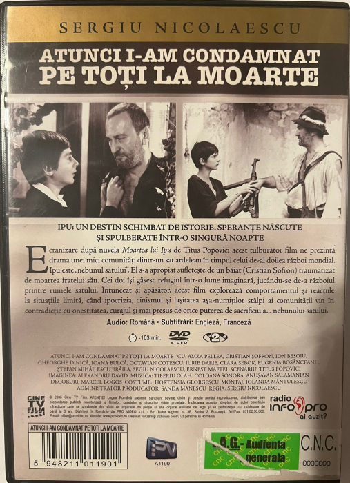Atunci i-am condamnat pe toți la moarte (1972) (DVD) [2]