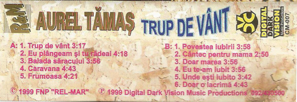 Aurel Tămaș - Trup De Vânt , (Casetă Audio) [2]