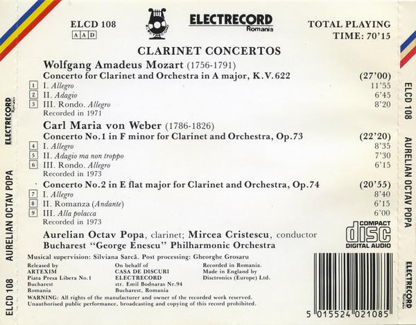 Aurelian Octav Popa - Clarinet Concerto, KV. 622 / Clarinet Concertos Nos. 1&2 [2]