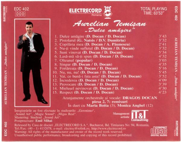 Aurelian Temișan - Dulce Amăgire..., (CD) [2]