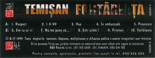 Aurelian Temișan - Fortăreața (Caseta Audio) [2]