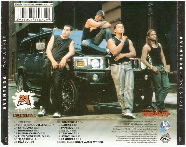 Aventura - Love & Hate, (CD) [2]